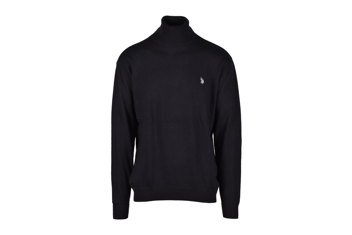 U.S. POLO - MAGLIONE A COLLO ALTO CON LOGO