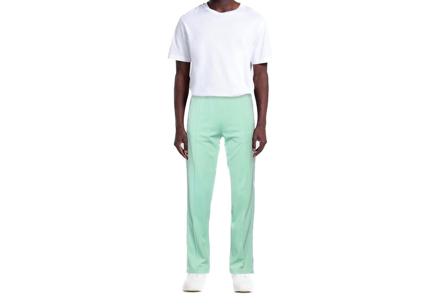 PALM ANGELS - PANTALONE CON BANDE E LOGO