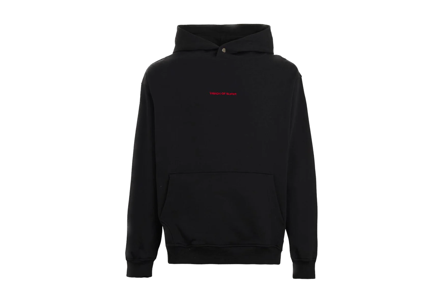 VISION OF SUPER - FELPA CON CAPPUCCIO, LOGO E MAXI STAMPA SUL RETRO