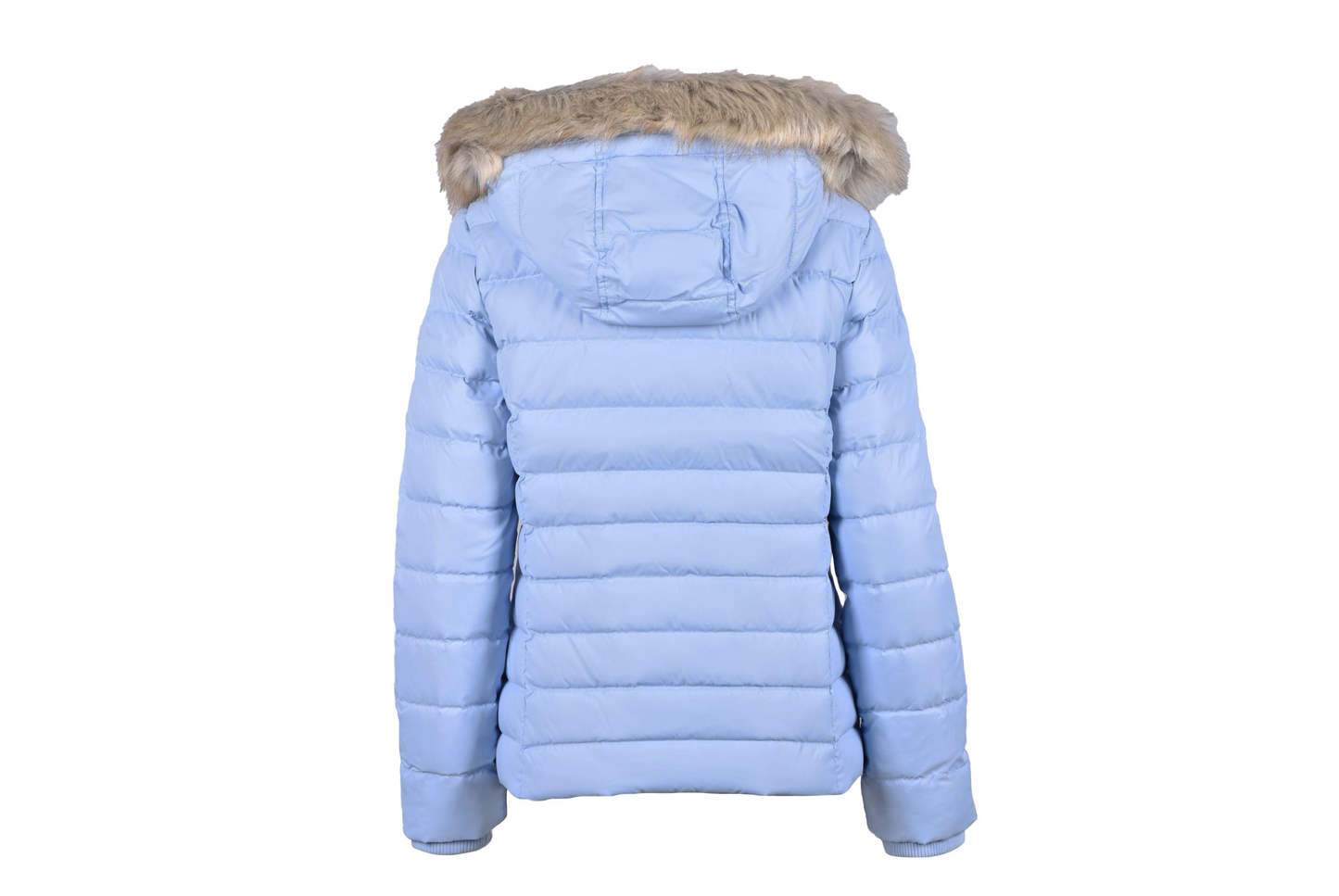 TOMMY JEANS - PIUMINO DA DONNA CON CAPPUCCIO E PELLICCIA RIMOVIBILE
