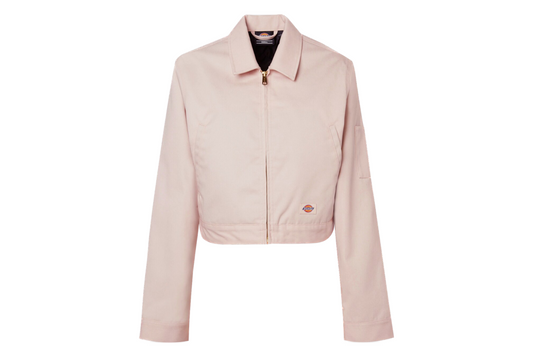 DICKIES - GIACCA EISNHOWR CROP ROSA CHIARO