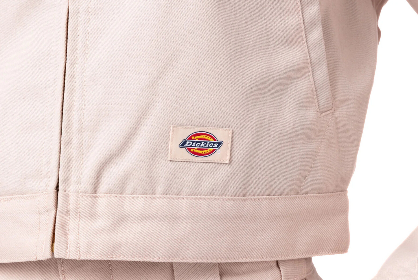 DICKIES - GIACCA EISNHOWR CROP ROSA CHIARO
