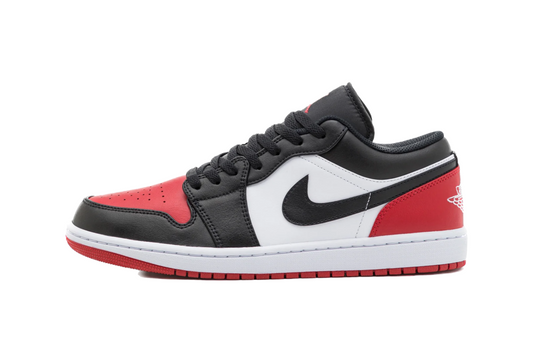 AIR JORDAN 1 LOW - WHITE/BLACK-VARSITY RED-WHITE