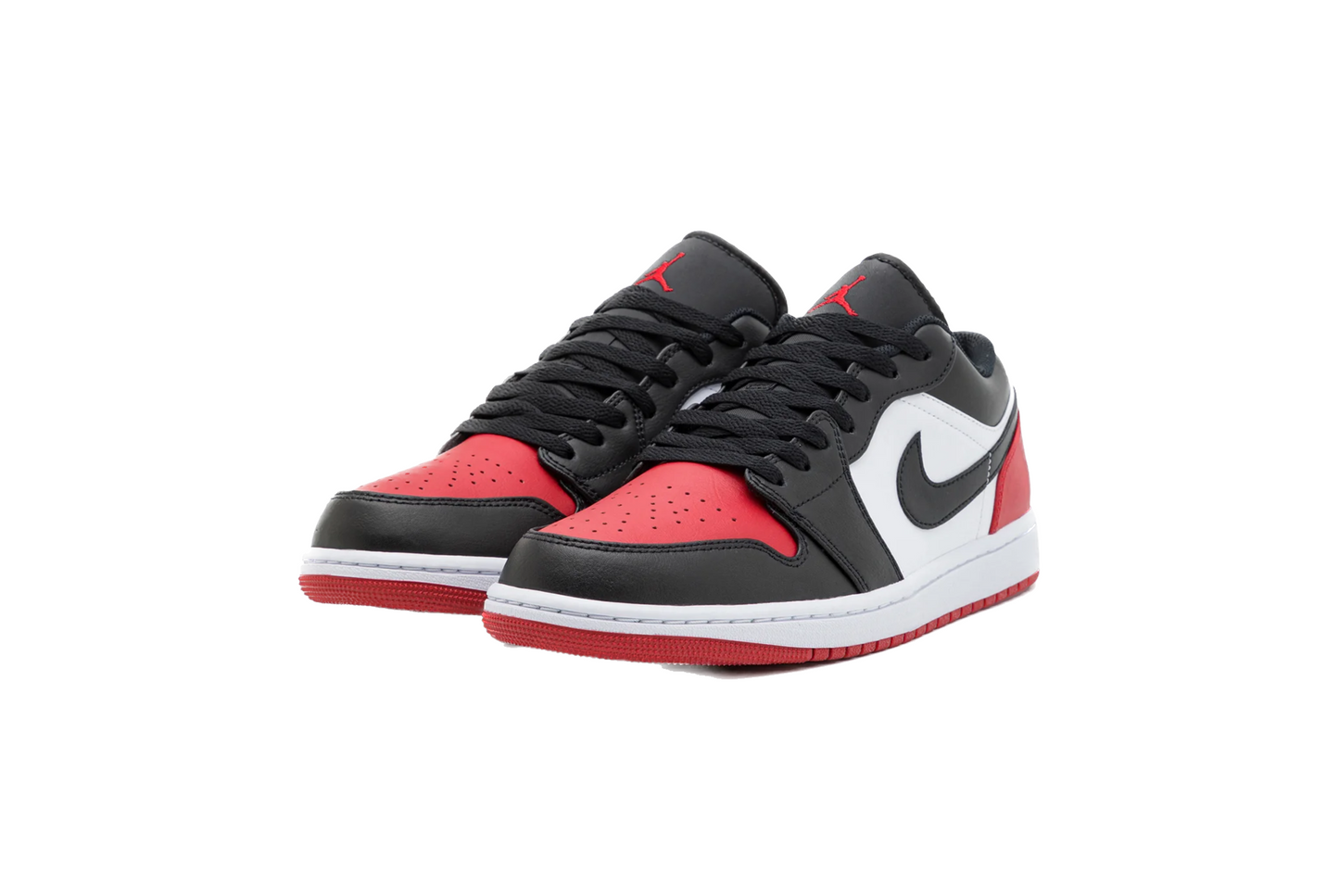 AIR JORDAN 1 LOW - WHITE/BLACK-VARSITY RED-WHITE
