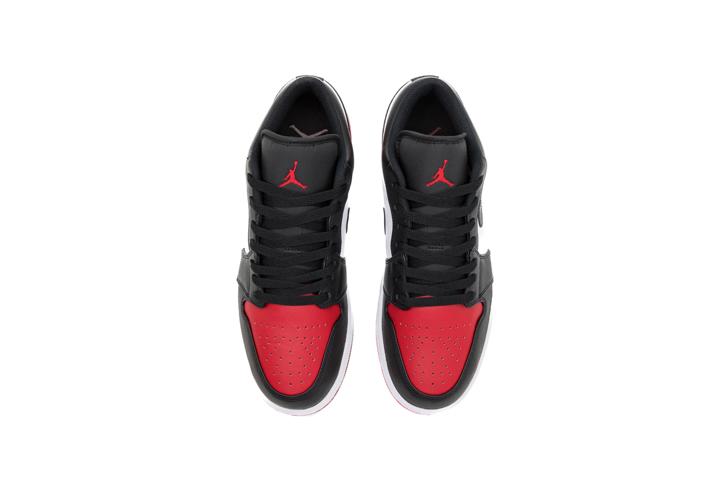 AIR JORDAN 1 LOW - WHITE/BLACK-VARSITY RED-WHITE