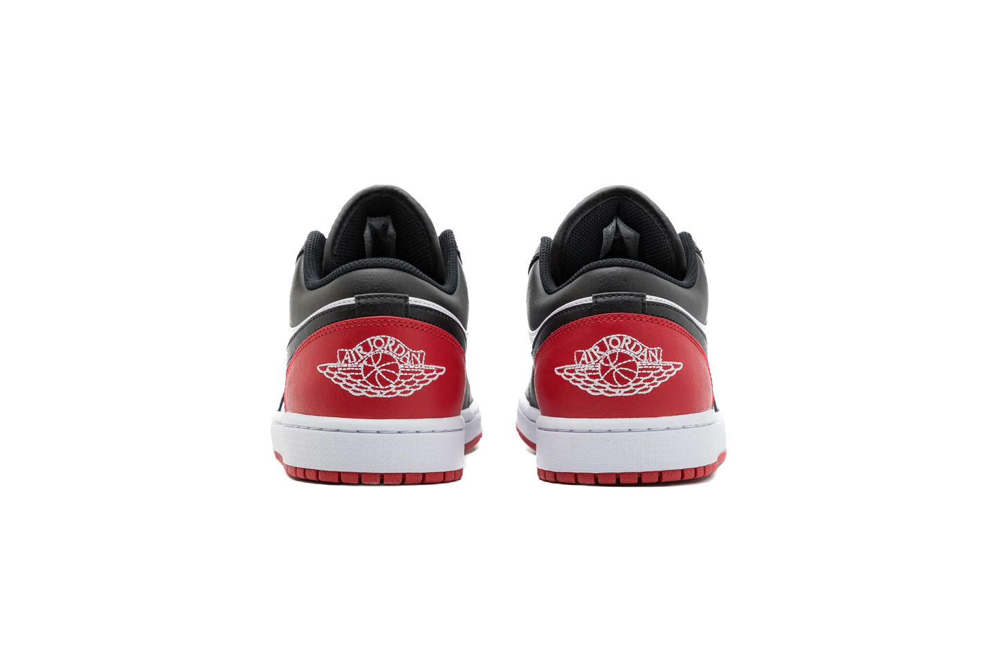 AIR JORDAN 1 LOW - WHITE/BLACK-VARSITY RED-WHITE