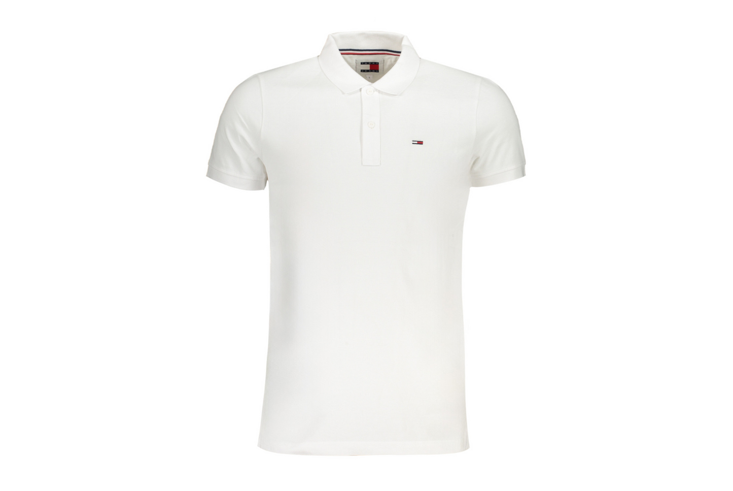 TOMMY JEANS - POLO A MANICHE CORTE CON LOGO