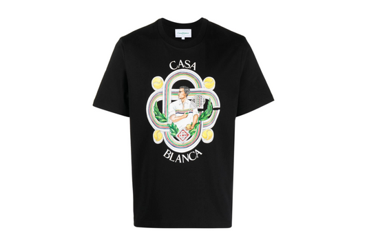 CASABLANCA - T-SHIRT CON STAMPA "TENNIS CLUB"