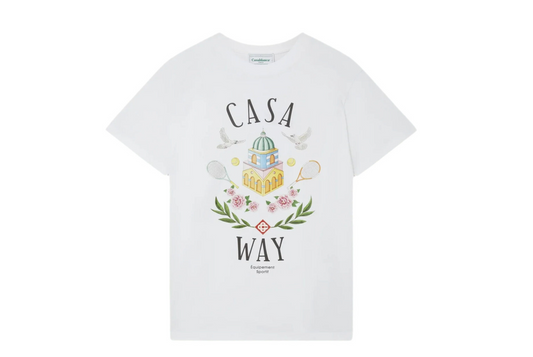 CASABLANCA - T-SHIRT CON STAMPA "CASA WAY"
