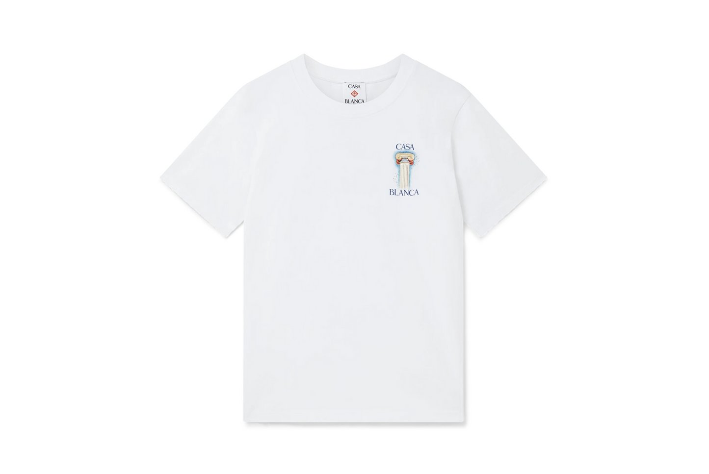 CASABLANCA - T-SHIRT CON STAMPA "LA COLONNE"