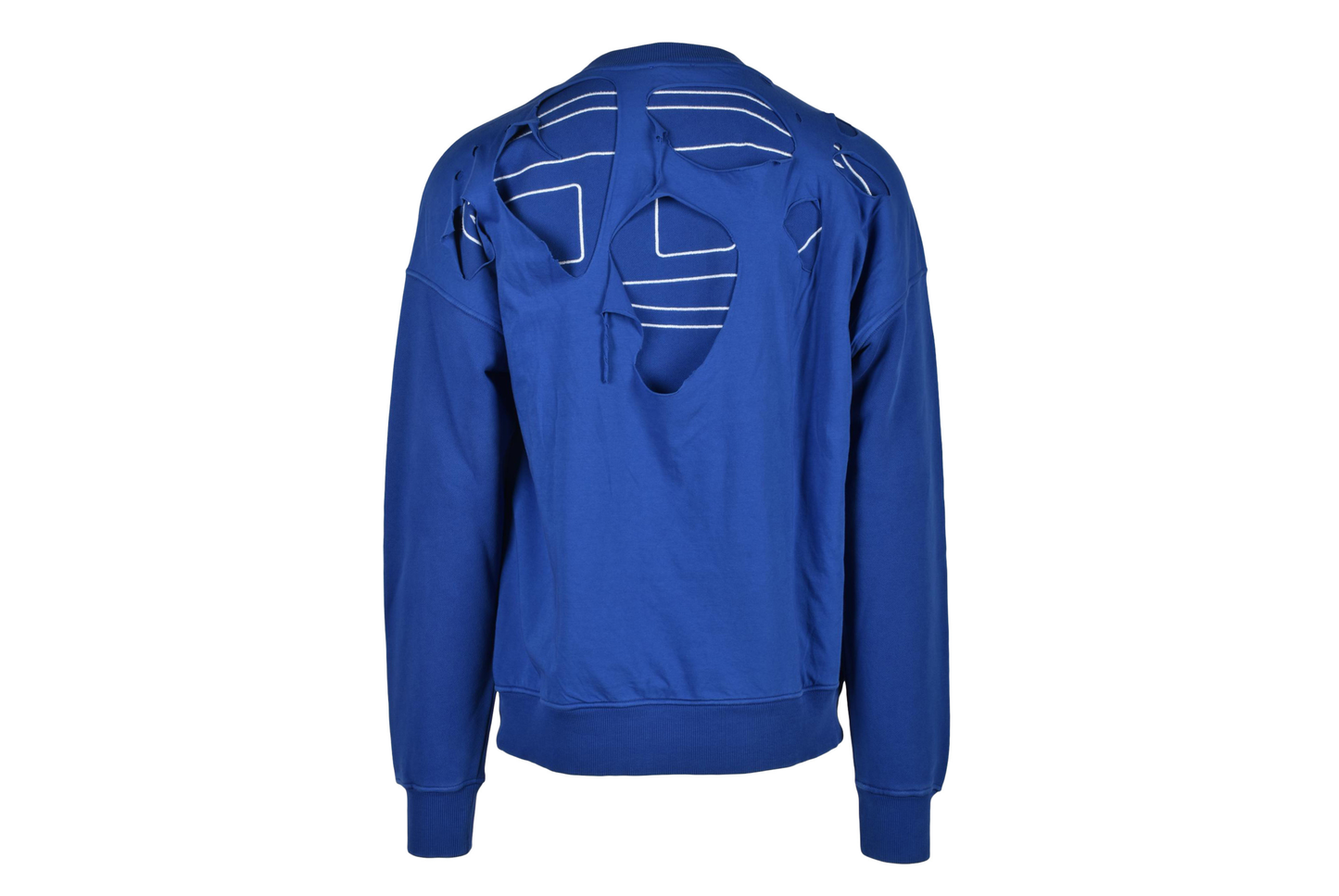 DIESEL - FELPA GIROCOLLO CON STRAPPI E LOGO