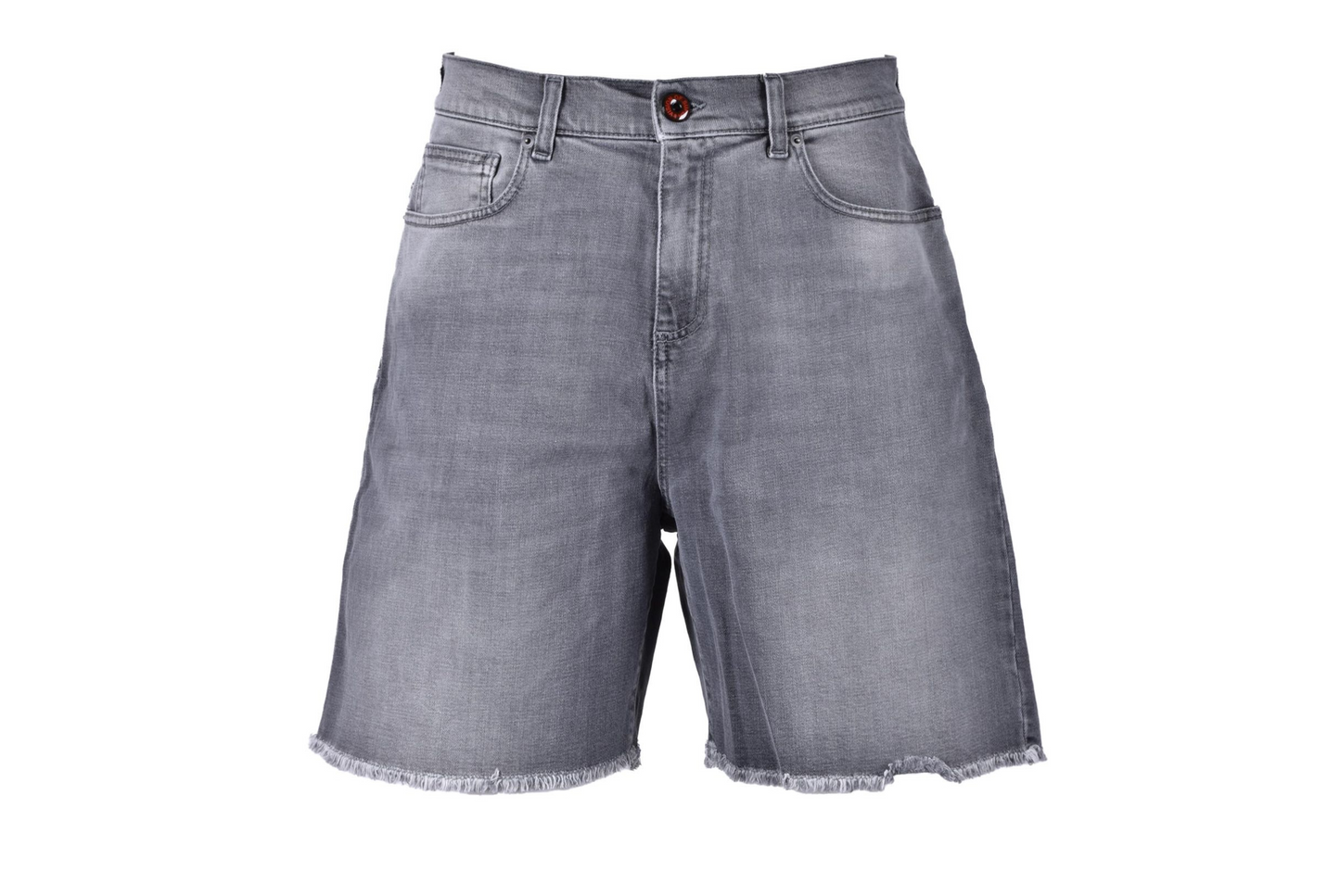 VISION OF SUPER - BERMUDA DI JEANS CON LOGO